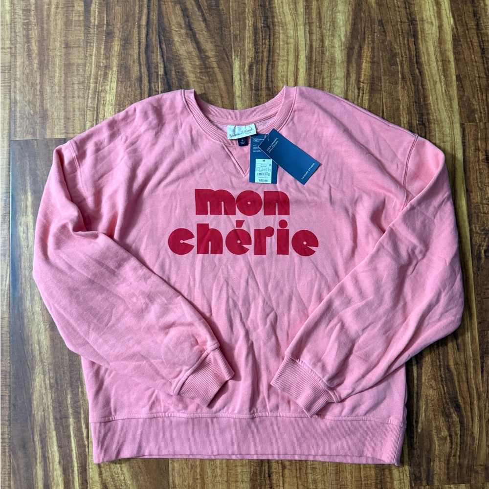 Universal Thread Pink 'Mon Chérie' Sweater